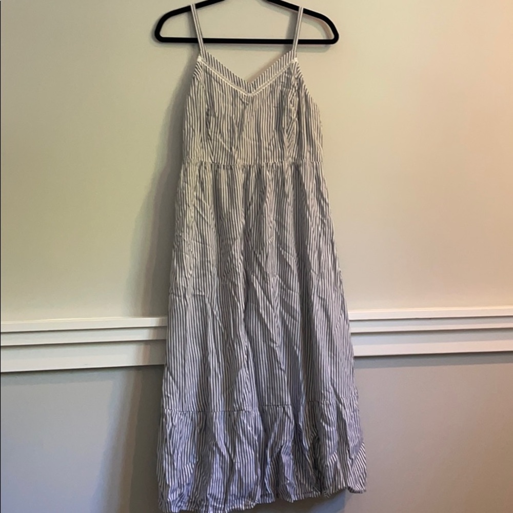 Old Navy chambray tank sun dress